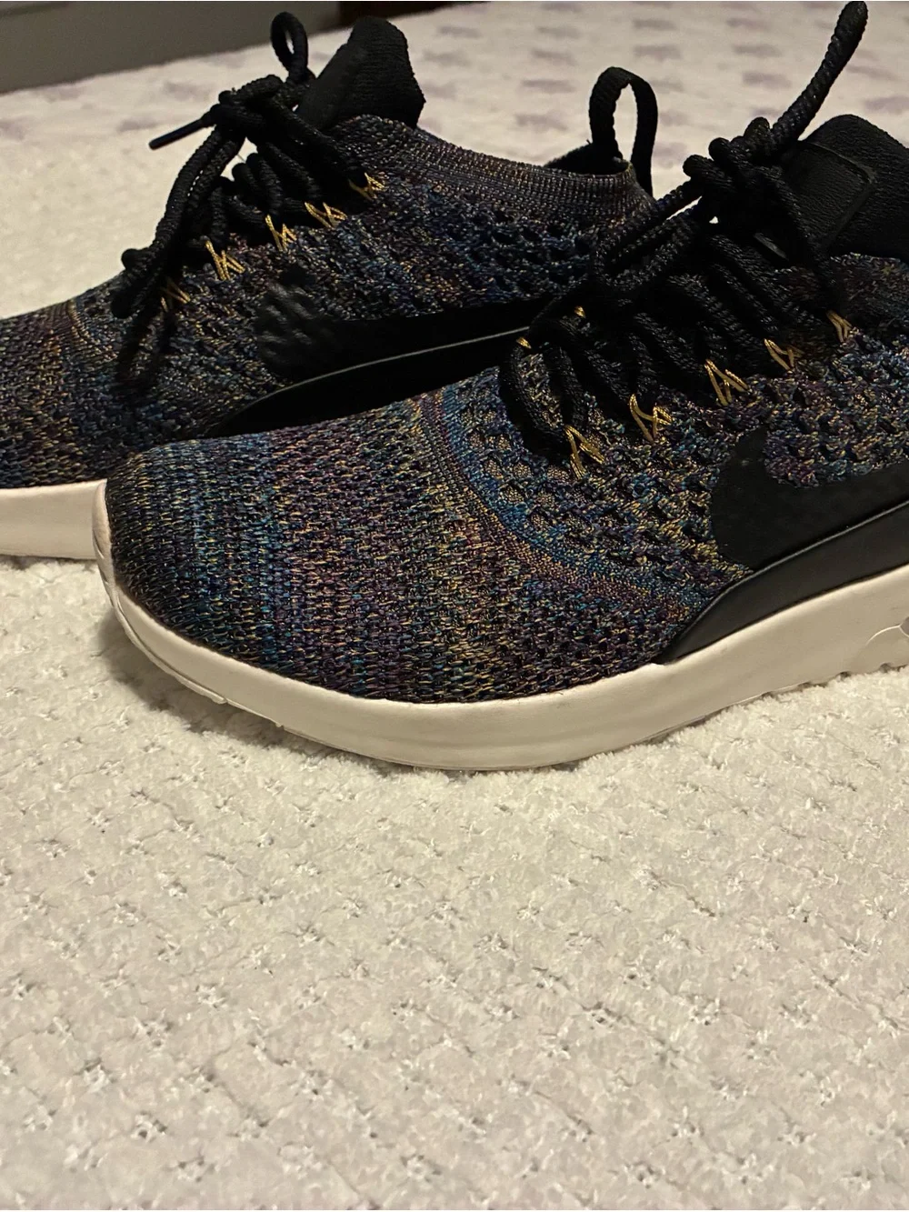 Nike Multicolor Flyknit Running Shoes - Black Accents